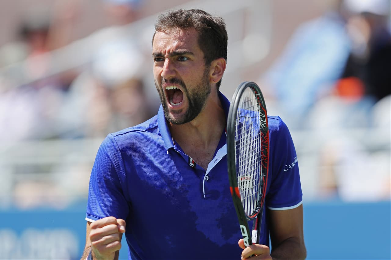 Marin Cilic (5)Una de las mayores sorpresas del torneo fue la temprana eliminación del croata a manos del argentino Diego Schwartzman en la tercera ronda del torneo.