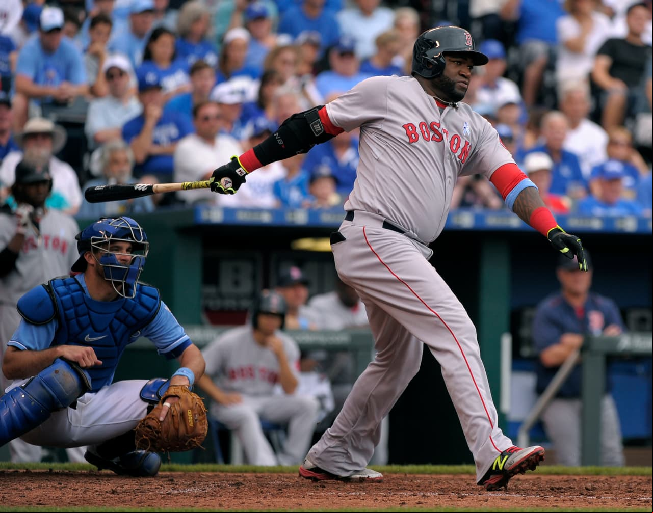 Ortiz llega a 476 jonrones; Red Sox aplastan a Royals