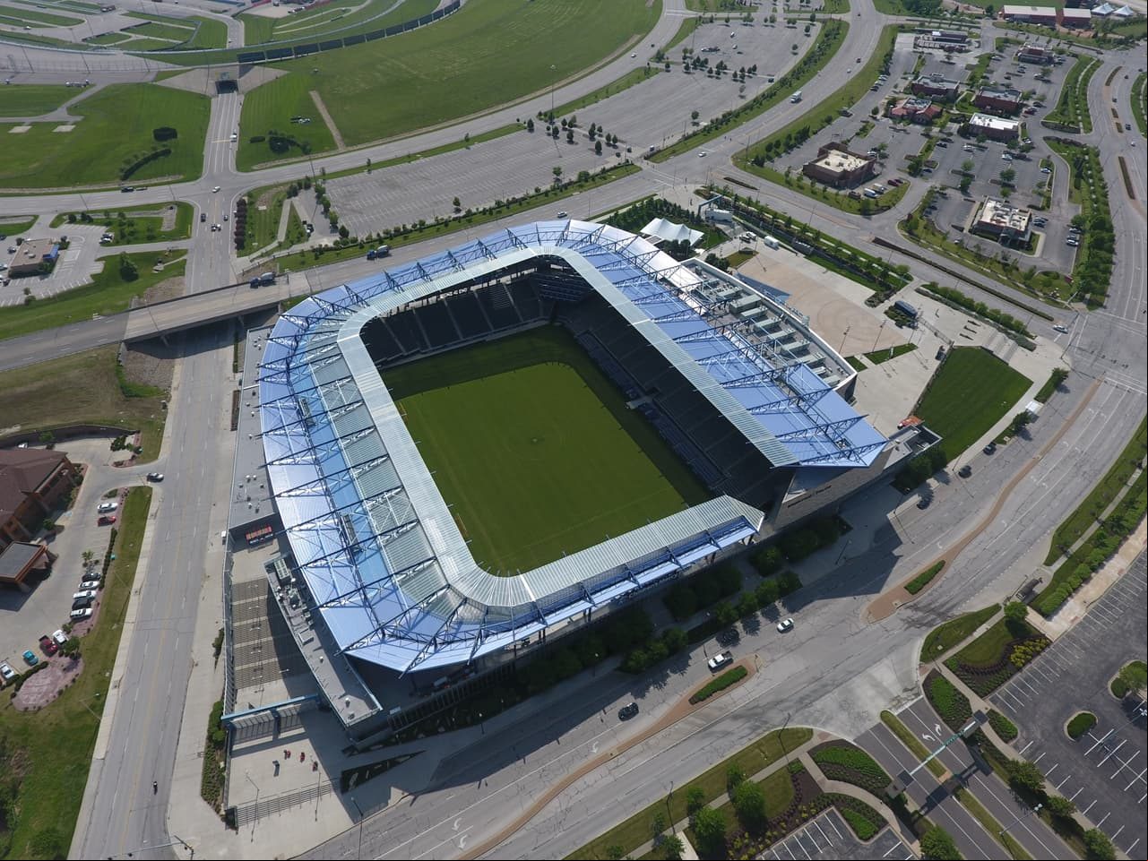 Children's Mercy Park, con espacio para 18.500 personas e inaugurado en 2011, casa del Sporting Kansas City.