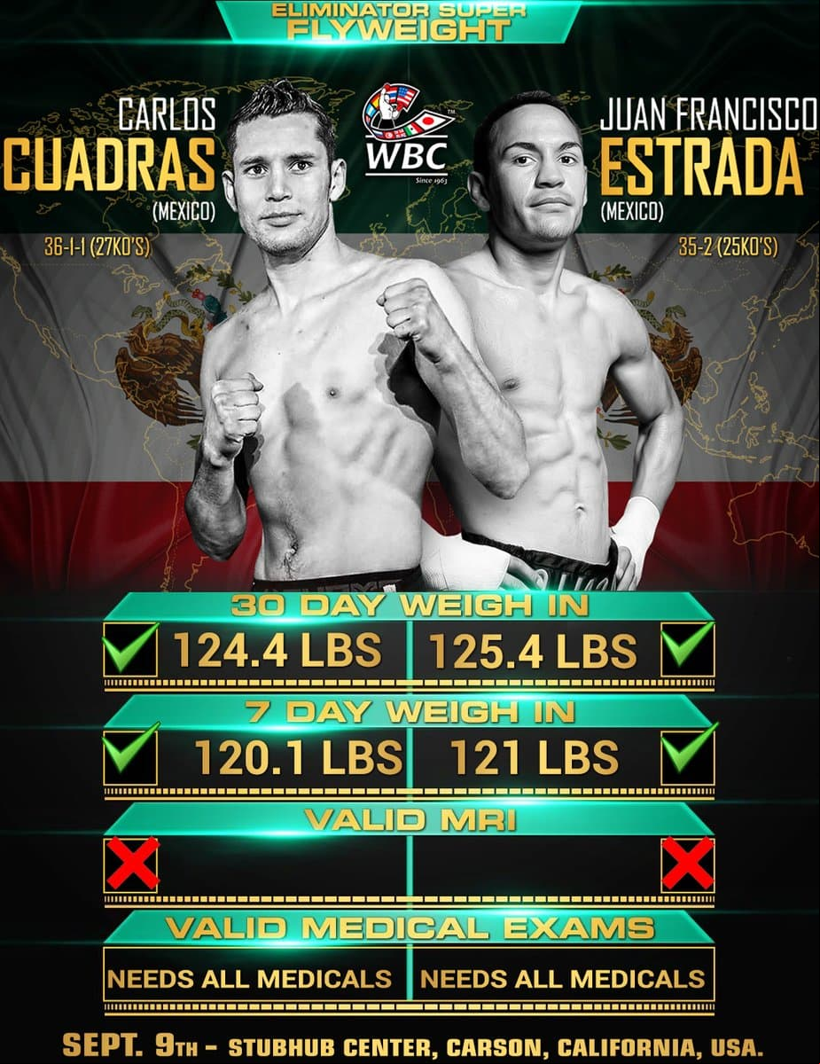  ‘Chocolatito’, Cuadras y ‘Gallo’ Estrada podrían opacar la ‘Canelo’ vs. ‘GGG’