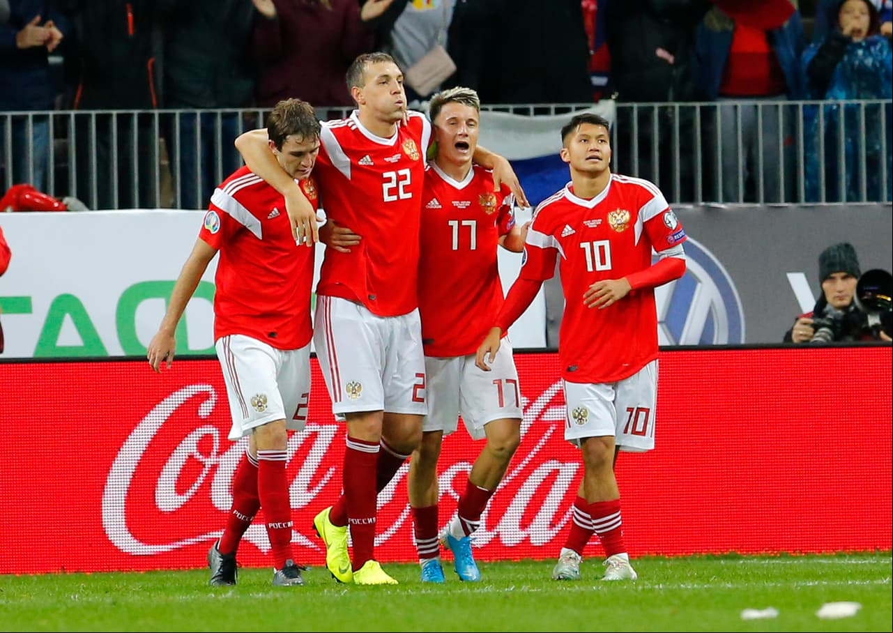 Chipre 0-5 Rusia. Los goles fueron de Cheryshev (2), Ozdoev, Dzyuba y Golovin.