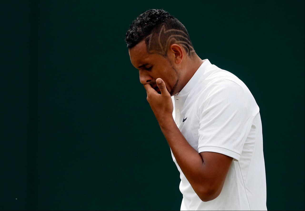 El australiano Nick Kyrgios protagonizó el detalle triste y conmovedor de la jornada con su retiro por lesión.