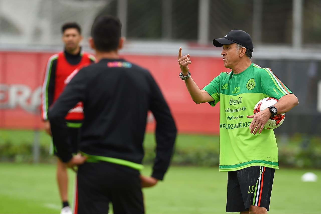 Los seleccionados siguieron las instrucciones del colombiano Juan Carlos Osorio, quien tiene como técnico del 'Tri' los mejores números de la historia.