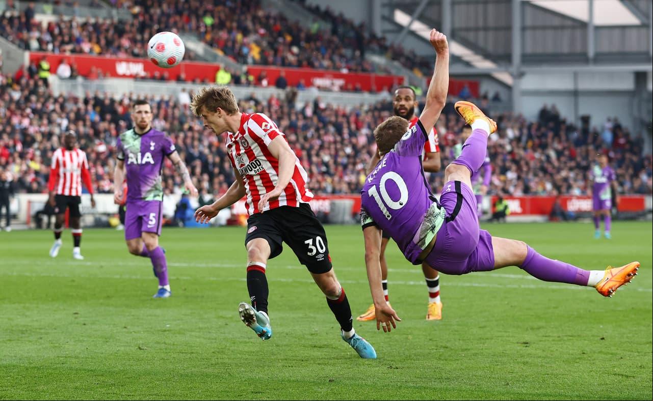 Brentford y Tottenham igualaron 0-0 en el reencuentro de Christian Eriksen con sus excompañeros.