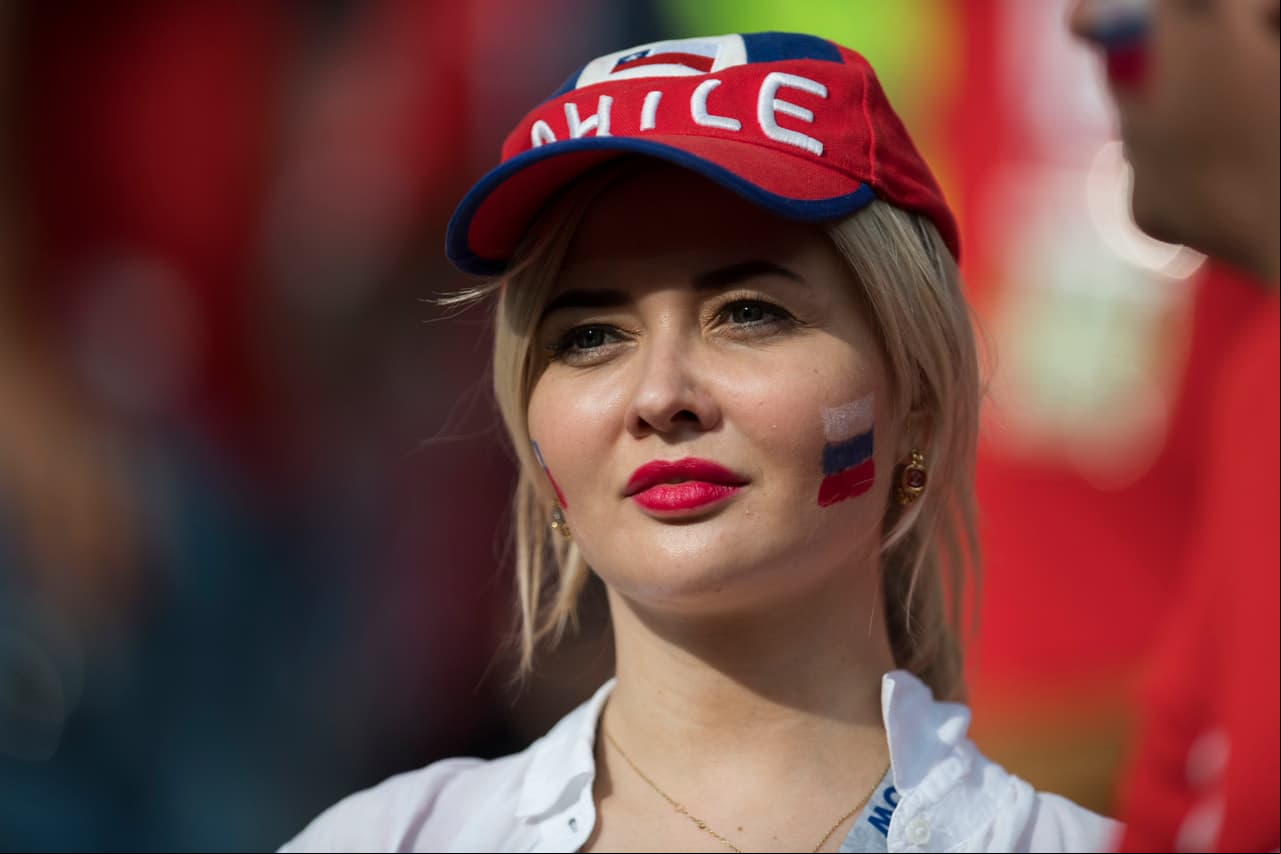 ¡Preciosa! Esta chilena se robó muchas miradas en la previa de este juego.