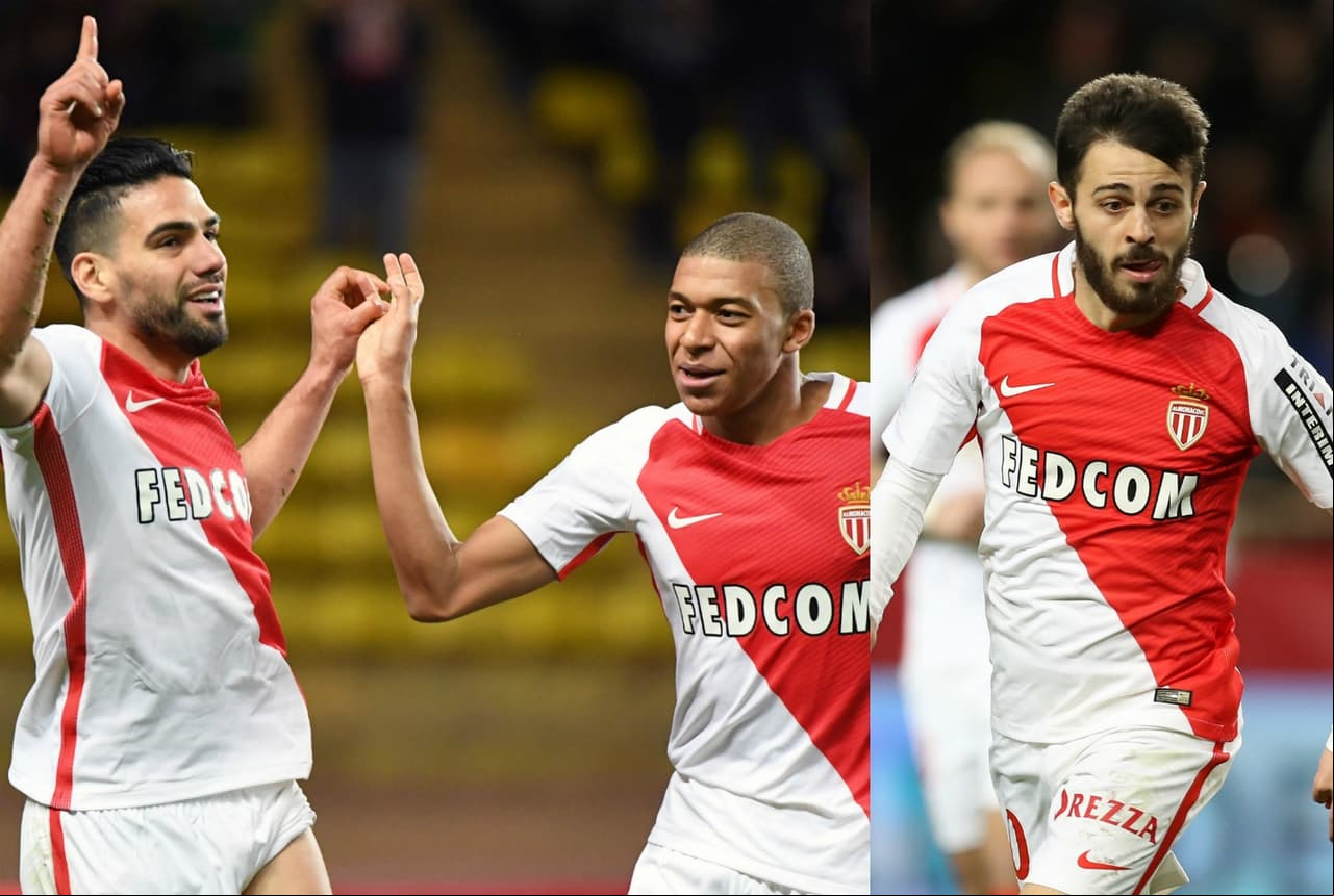 Falcao García, Mbappe Lotin y Bernardo Silva hacen parte del ataque más temido de Europa en este momento por su capacidad goleadora. Entre los 3 suman 34 anotaciones en la Ligue 1.