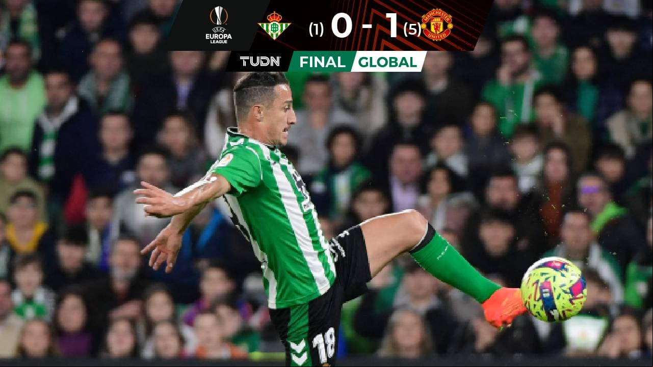 Europa League: Guardado iguala marca de Hugo Sánchez pero el Betis queda fuera ante el United