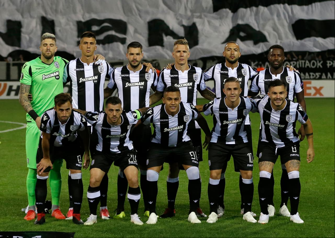 Los griegos formaron con Paschalakis, Vierinha, Varela, Khacheridi, Tosca Maurício, Wernbloom, Shakhov, El Kaddouri, Pelkas y Léo Jabá.