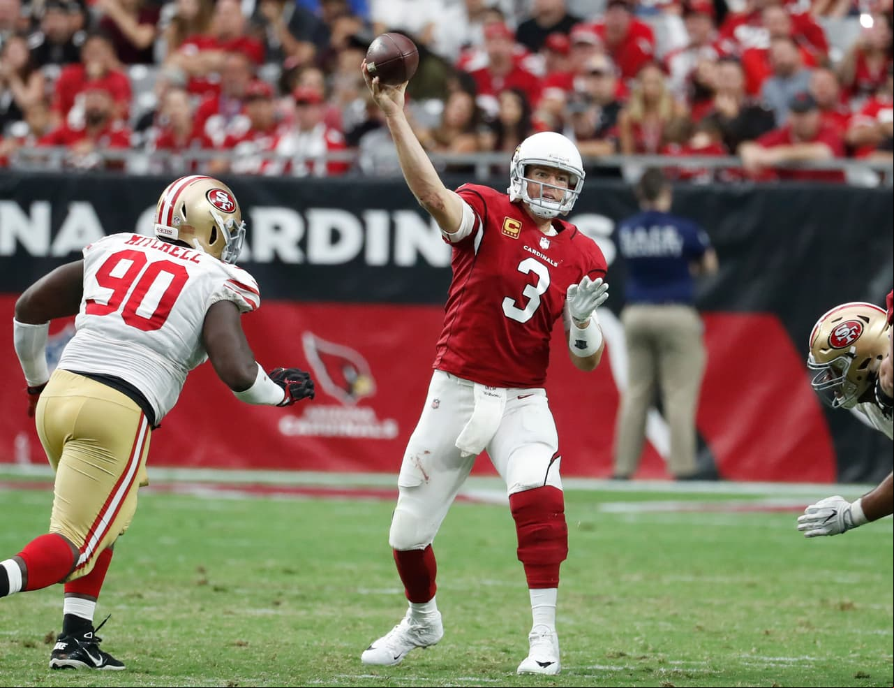 <b>Carson Palmer (Cardinals)</b> Aunque su juego no ha sido tan malo ante Cowboys y Niners, y lleva tres semanas tirando más de 300 yardas, el calendario contra Eagles, Bucs y Rams no luce prometedor. Encontrarás algo mejor en la agencia libre.