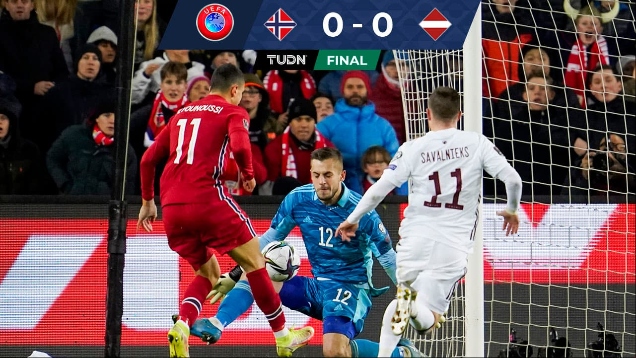 Noruega se 'indigesta' frente a Letonia y se aleja de Qatar 2022 