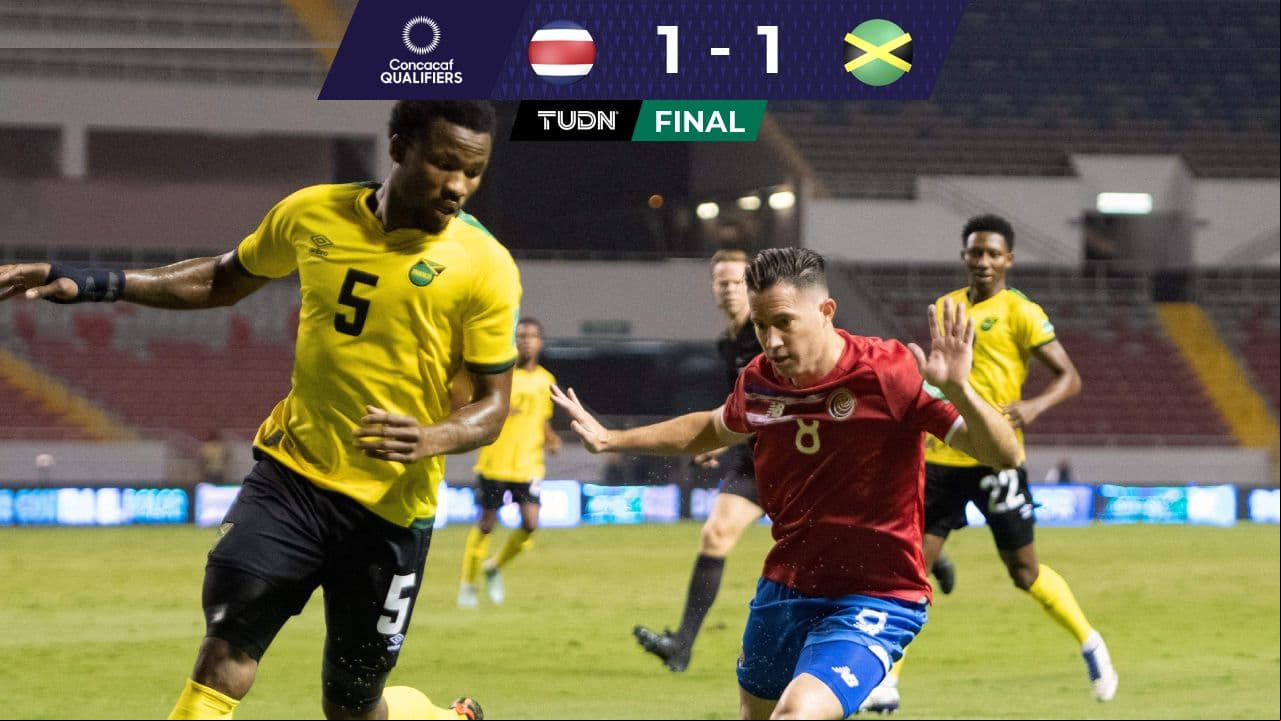 Costa Rica 1-1 Jamaica en Eliminatorias Concacaf: resumen y resultado