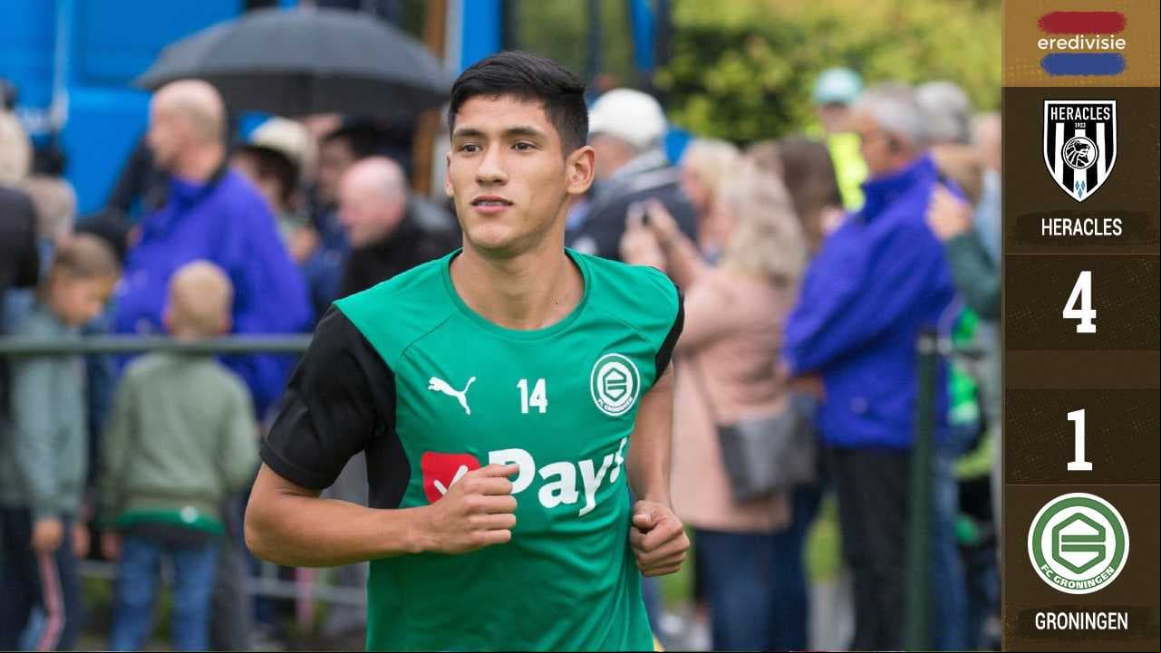 Uriel Antuna cae en goleada del Heracles sobre el Groningen