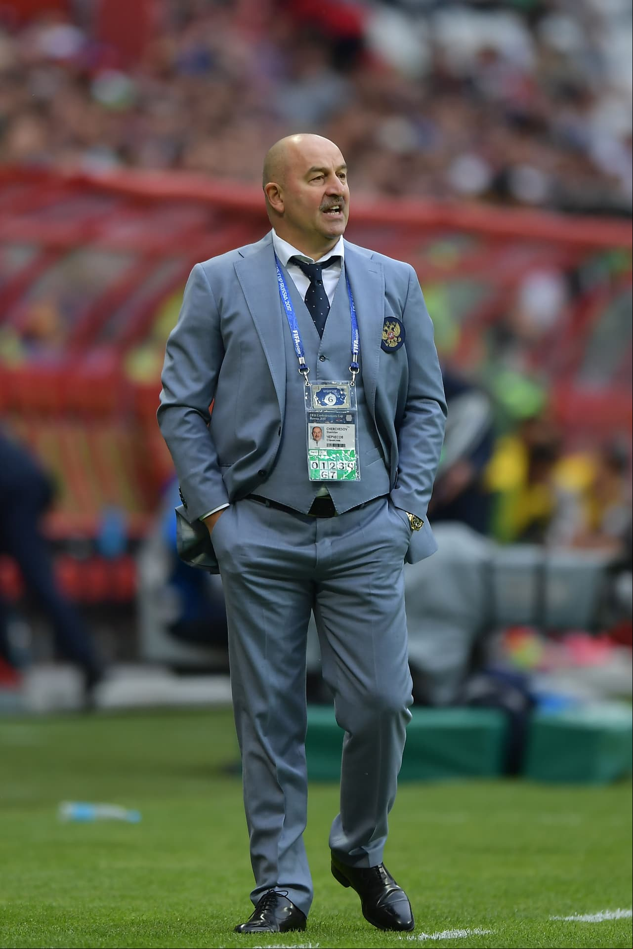 Ya en el segundo tiempo, Stanislav Cherchesov, DT de Rusia, poco pudo hacer. Su equipo no tuvo argumentos para hacer frente al mejor desempeño de los mexicanos.