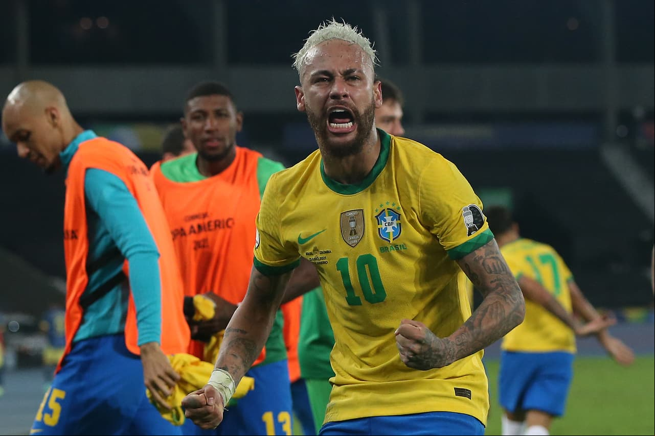 Neymar, una de las grandes figuras del torneo.