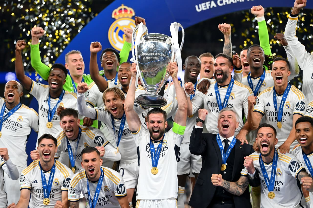 Real Madrid es campeón de la Champions League 2024.