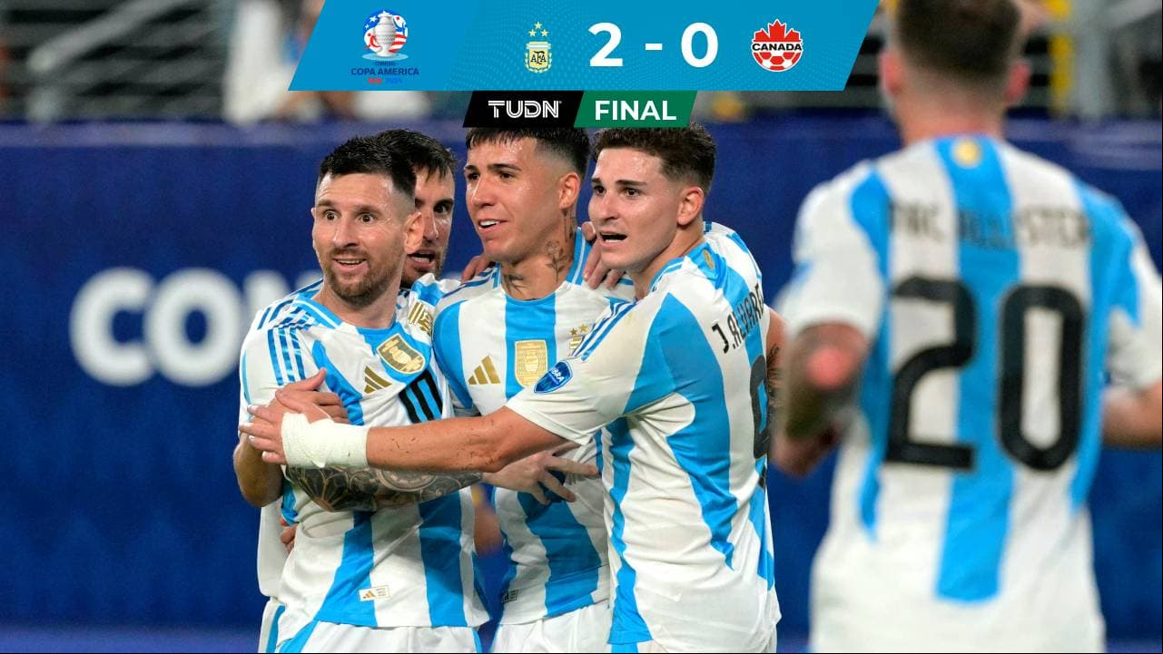 Argentina elimina a Canadá en las Semifinales de la Copa América 2024