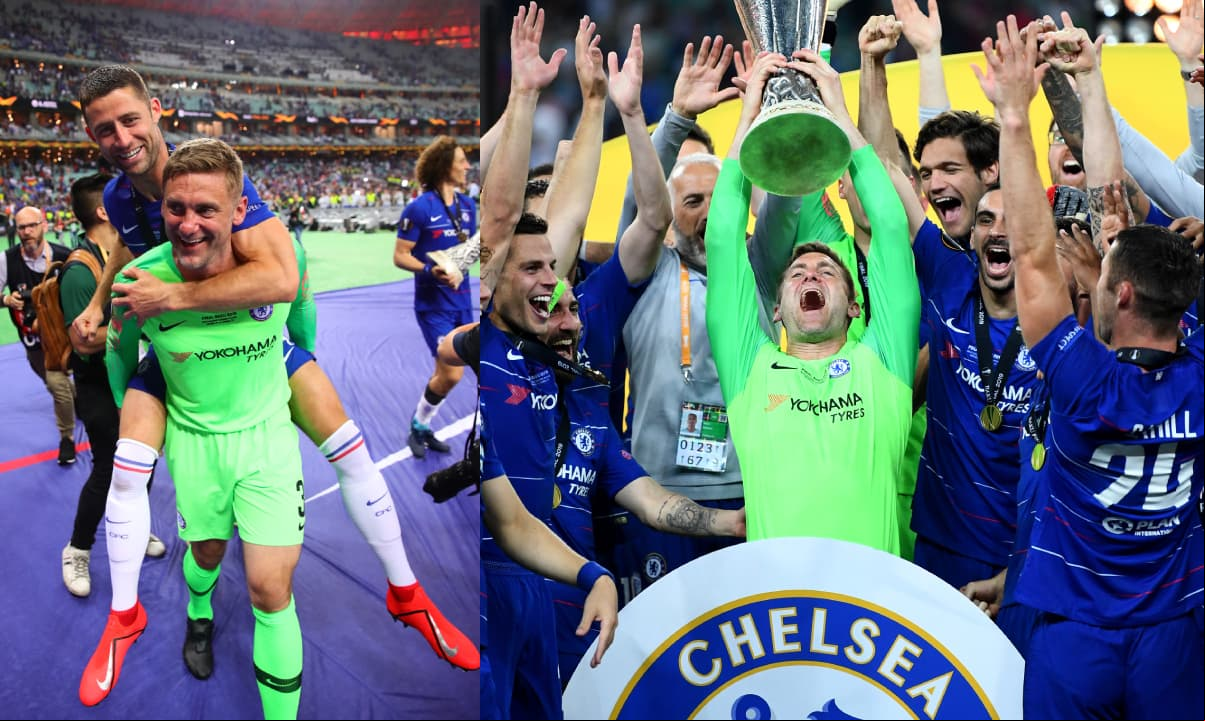 Nunca jugó en Europa League... pero igual salió en la foto de Chelsea campeón