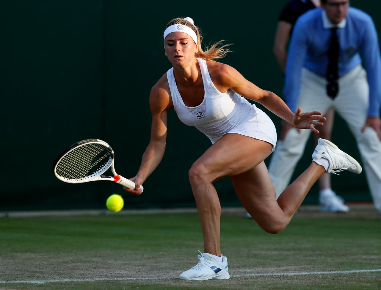 Una eficaz mezcla de combatividad y belleza que los fanáticas podrán disfrutar por ahora en Wimbledon.