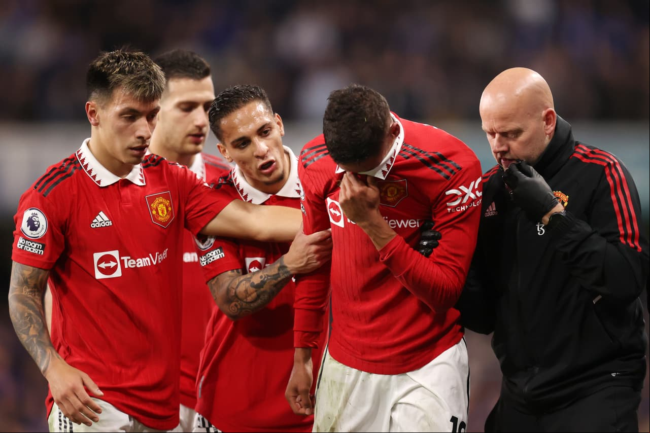 Raphael Varane estará “varias semanas de baja” con Manchester United