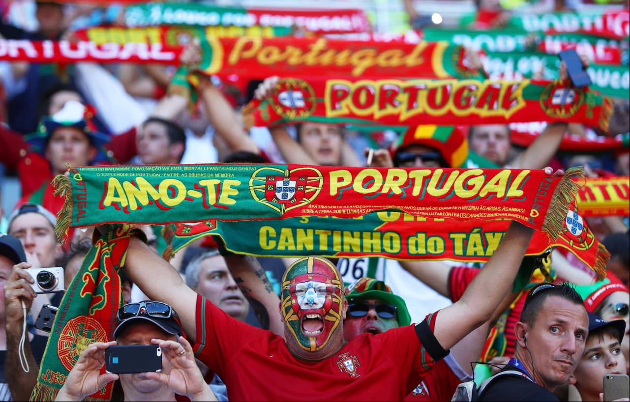 La pasión portuguesa se mostró desde el principio del encuentro ante los húngaros.