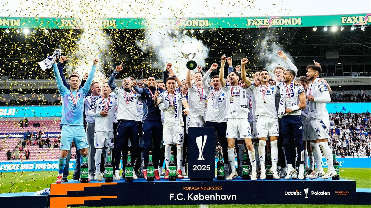 Rodrigo Huescas y FC Copenhage consiguen el doblete en Dinamarca 