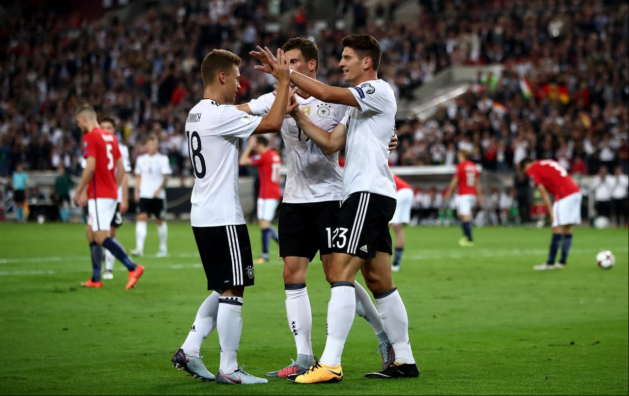 Mesut Özil, Julian Draxler, Timo Werner –doblete–, Leon Goretzka y Mario Gómez anotaron los goles de la selección 'teutona' en una noche emocionante para su afición.