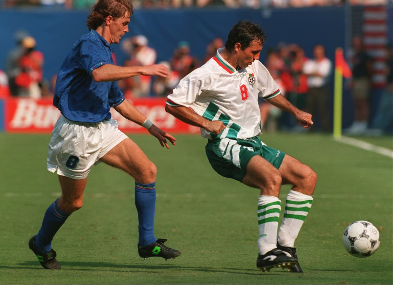 Hriston marcó el gol del descuento en el 2-1 contra Italia, que tuvo a un inspirado Roberto Baggio que anotó en dos ocasiones para acabar con el sueño búlgaro.