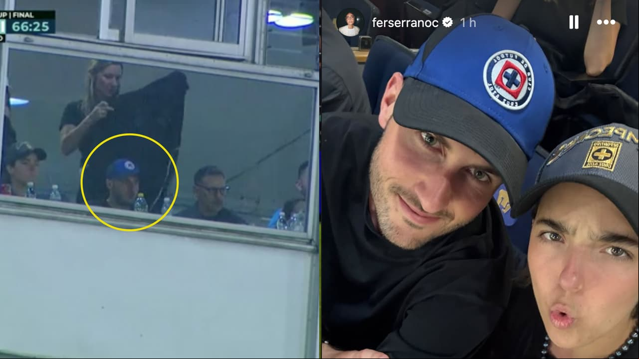¡Santiago Gimenez se hace presente en CU para ver a Cruz Azul campeón!