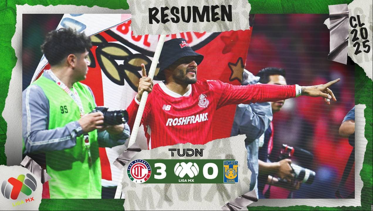 Alexis Vega califica a Toluca a la Final con brutal actuación vs. Tigres