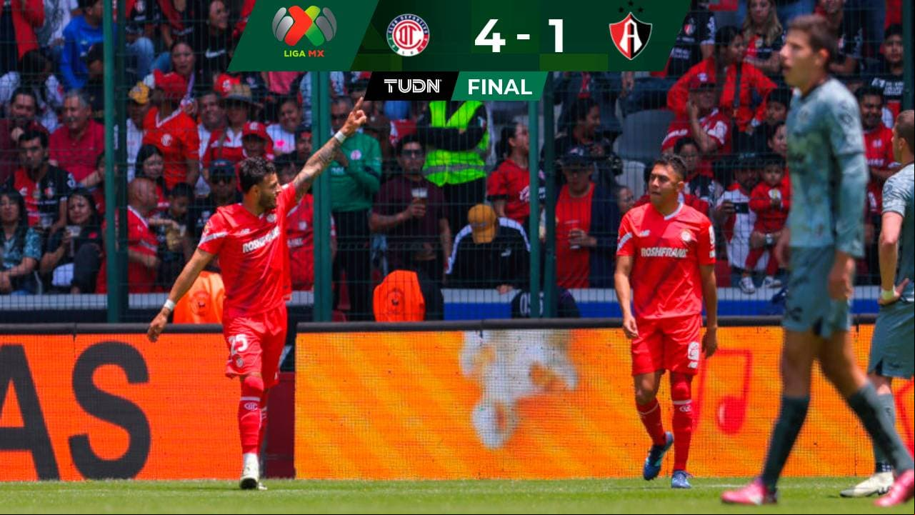 Toluca golea al Atlas y asume el liderato del Clausura 2024